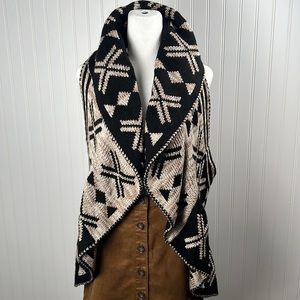 JohnPaulRichard Aztec sweater cardigan